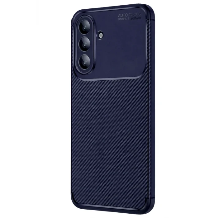 Newface Samsung Galaxy A57 5G Auto Focus Karbon Kapak - Lacivert