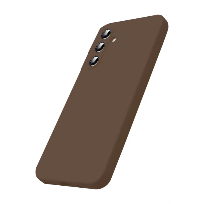 Newface Samsung Galaxy A57 5G First Silikon - Kahverengi