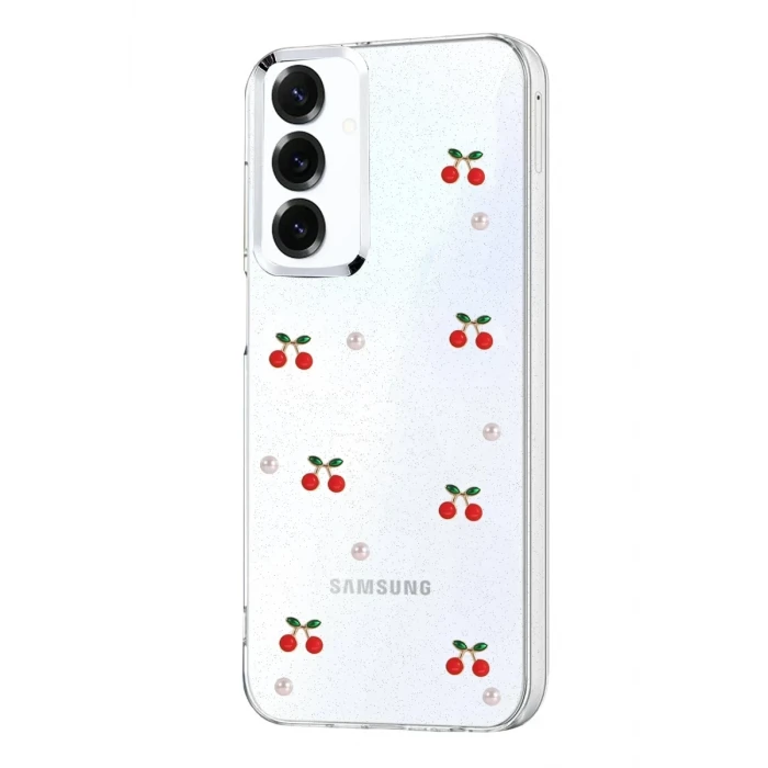 Newface Samsung Galaxy A57 5G Fiyonk Desenli Kapak - Desen 9