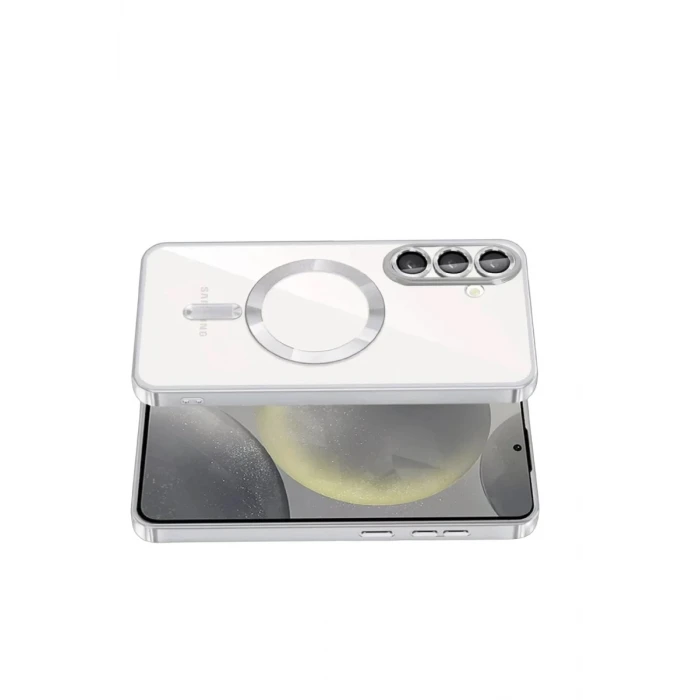 Newface Samsung Galaxy A57 5G Kross Magneticsafe Kapak - Gümüş