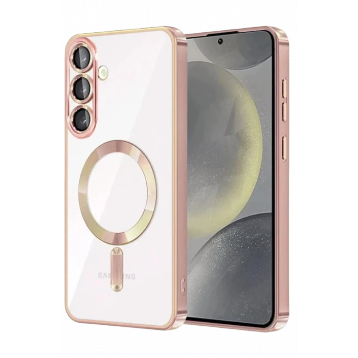 Newface Samsung Galaxy A57 5G Kross Magneticsafe Kapak - Rose