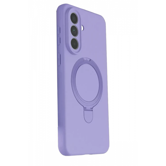 Newface Samsung Galaxy A57 5G Regal Magsafe Standlı Kapak - Lila
