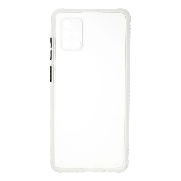 Newface Samsung Galaxy A71 Kılıf Miami Şeffaf Silikon - Şeffaf
