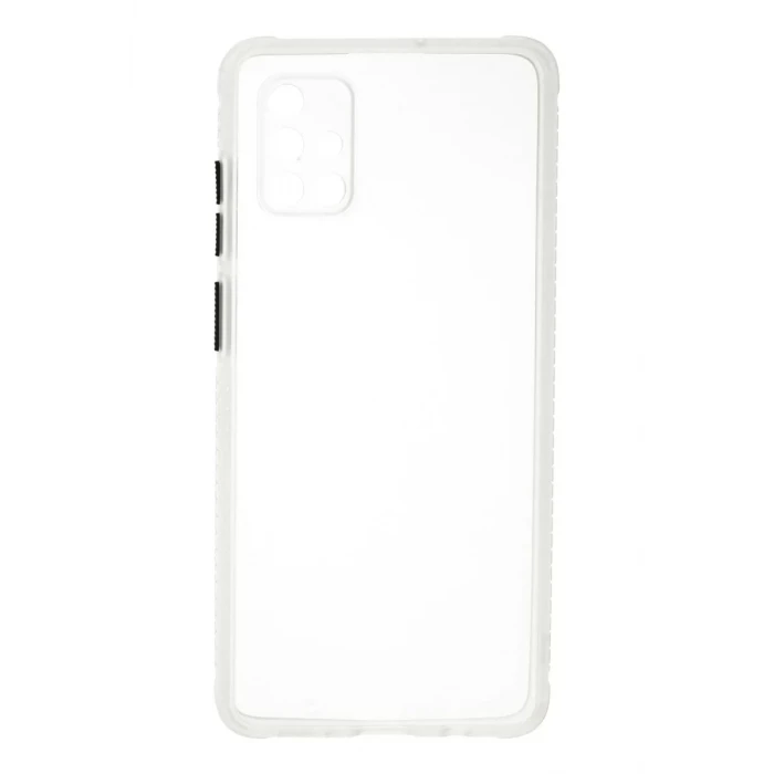 Newface Samsung Galaxy A71 Kılıf Miami Şeffaf Silikon - Şeffaf