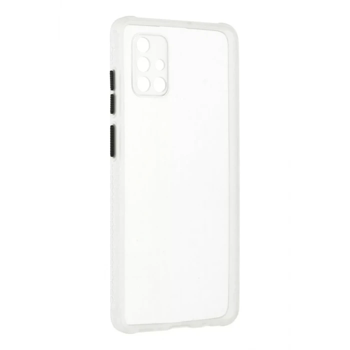 Newface Samsung Galaxy A71 Kılıf Miami Şeffaf Silikon - Şeffaf