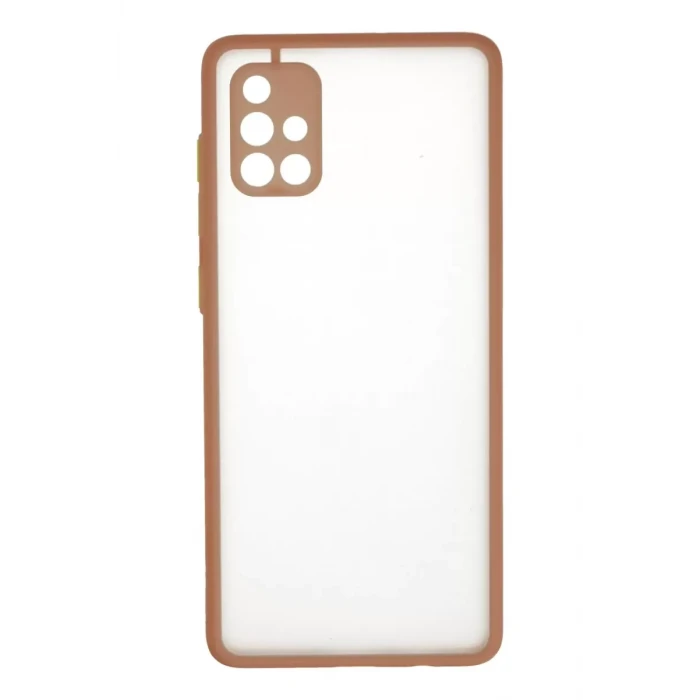 Newface Samsung Galaxy A71 Kılıf Montreal Silikon Kapak - Pembe