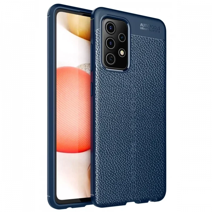 Newface Samsung Galaxy A72 Kılıf Auto Focus Kapak - Lacivert