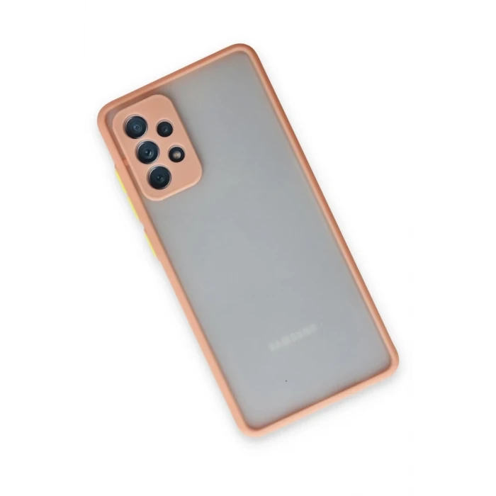 Newface Samsung Galaxy A72 Kılıf Montreal Silikon Kapak - Pembe