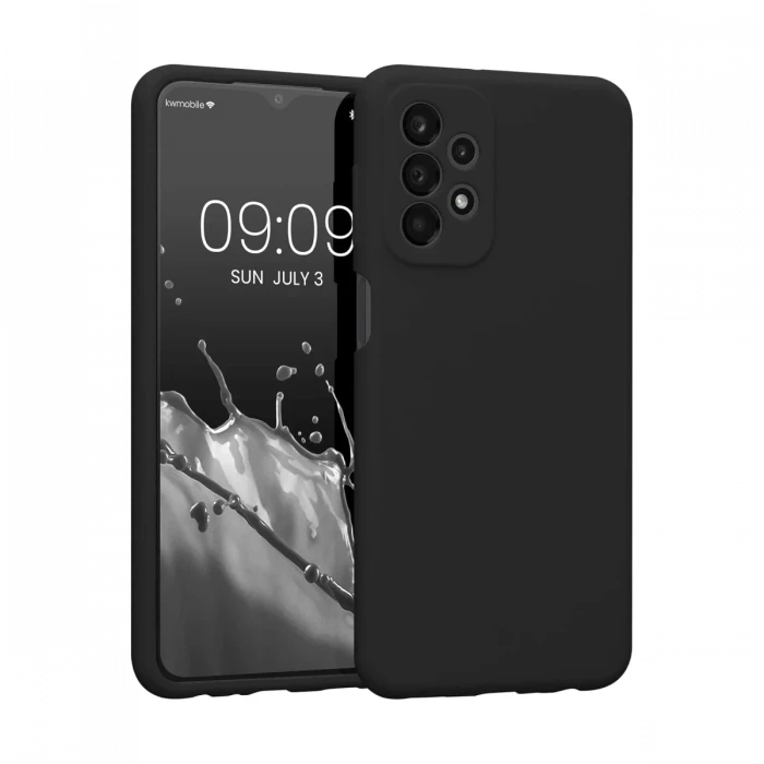 Newface Samsung Galaxy A73 5G Kılıf First Silikon - Siyah