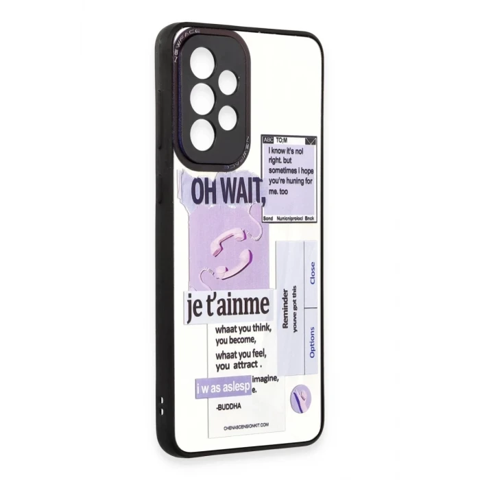 Newface Samsung Galaxy A73 5G Kılıf Mirror Desenli Kapak - Mirror - 4