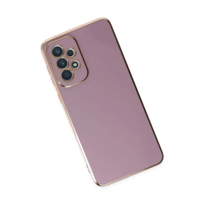 Newface Samsung Galaxy A73 5G Kılıf Volet Silikon - Mor
