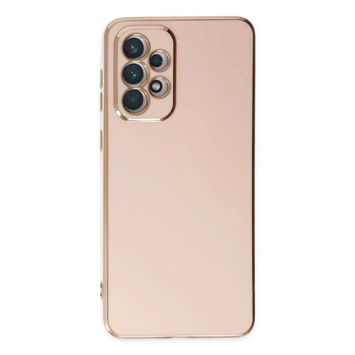 Newface Samsung Galaxy A73 5G Kılıf Volet Silikon - Pembe