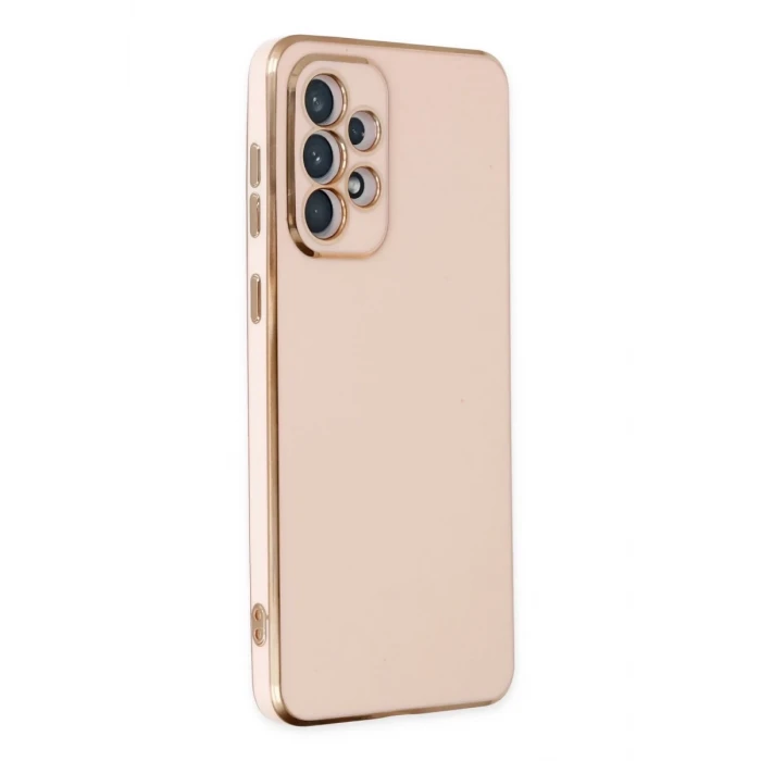 Newface Samsung Galaxy A73 5G Kılıf Volet Silikon - Pembe