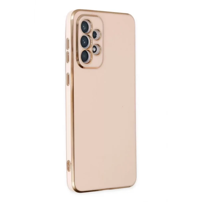 Newface Samsung Galaxy A73 5G Kılıf Volet Silikon - Pembe