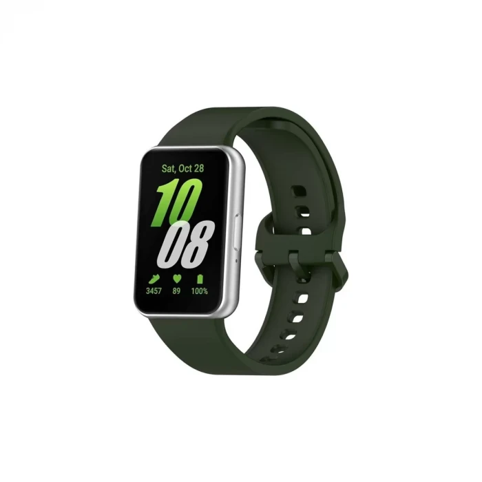 Newface Samsung Galaxy Fit 3 Klasik Kordon - Haki Yeşil