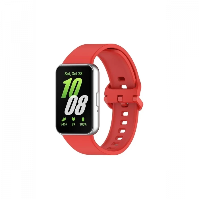 Newface Samsung Galaxy Fit 3 Klasik Kordon - Kırmızı