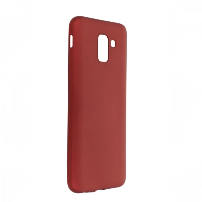 Newface Samsung Galaxy J6 Kılıf First Silikon - Bordo