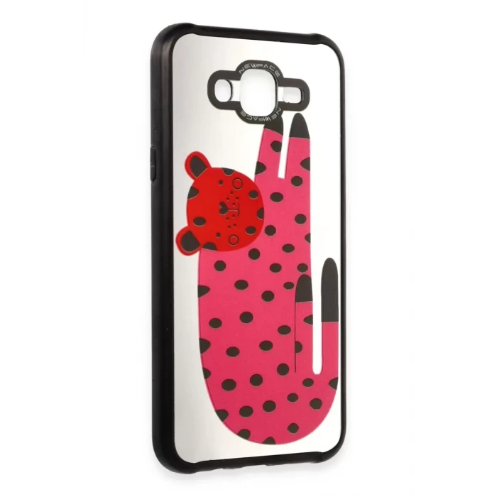 Newface Samsung Galaxy J7 Kılıf Mirror Desenli Kapak - Mirror - 12