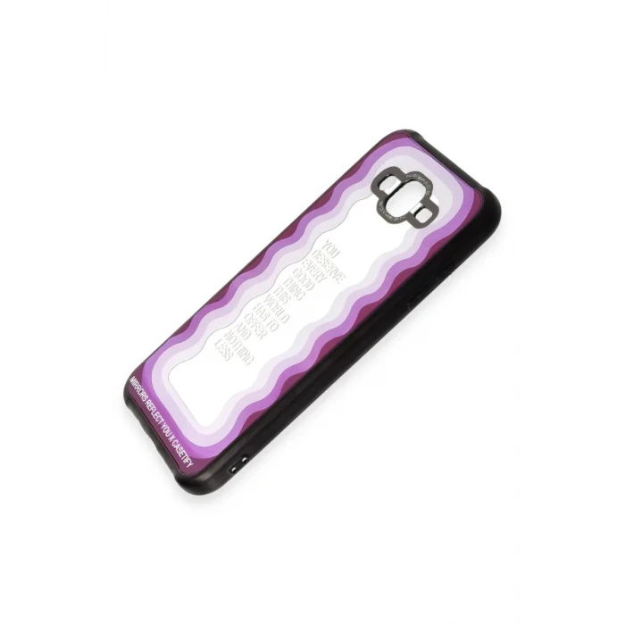 Newface Samsung Galaxy J7 Kılıf Mirror Desenli Kapak - Mirror - 5