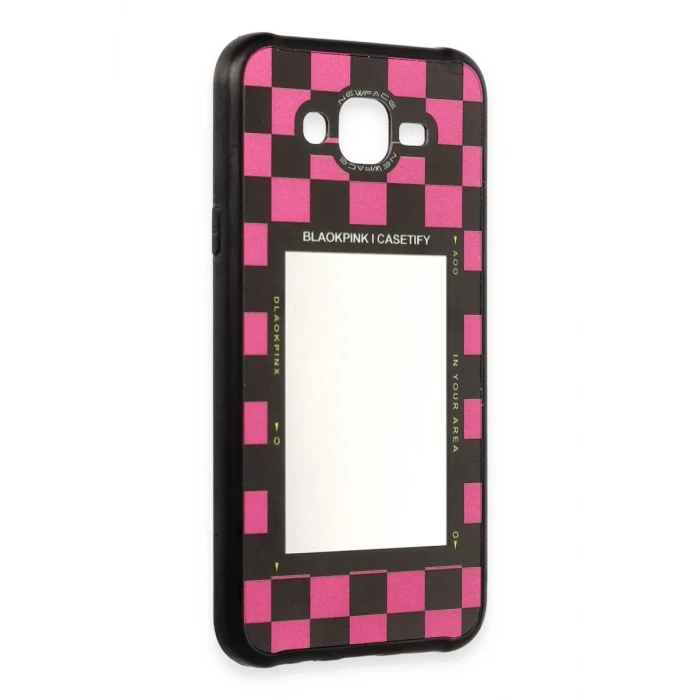 Newface Samsung Galaxy J7 Kılıf Mirror Desenli Kapak - Mirror - 8
