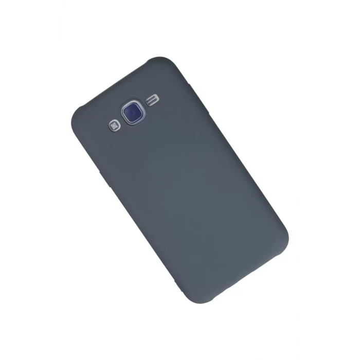 Newface Samsung Galaxy J7 Kılıf Nano içi Kadife Silikon - Gri