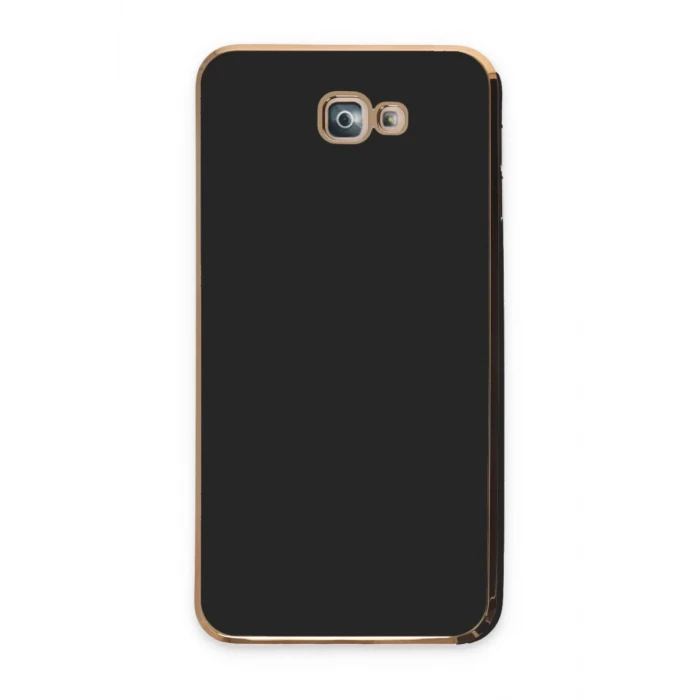 Newface Samsung Galaxy J7 Prime Kılıf Volet Silikon - Siyah