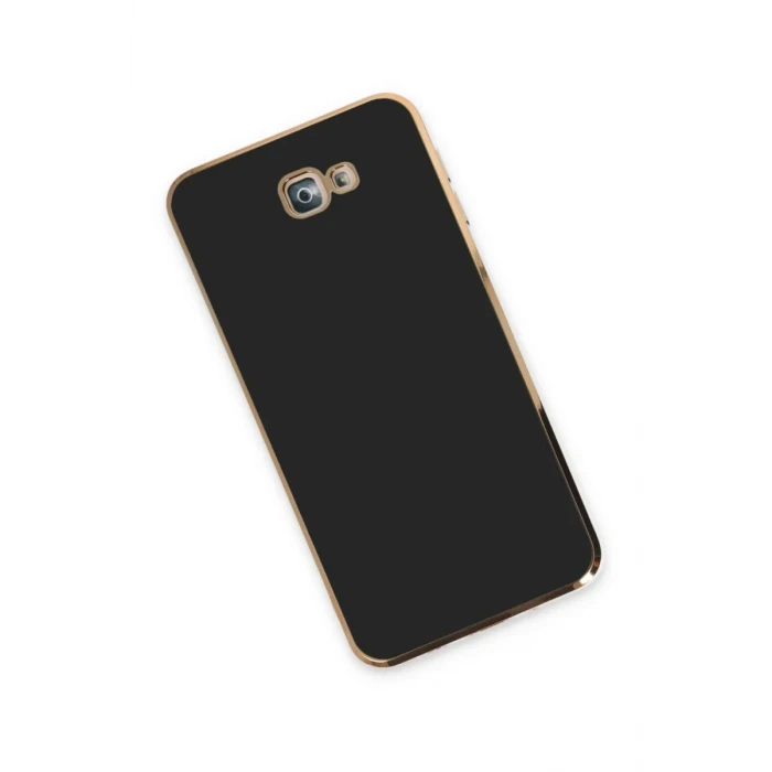 Newface Samsung Galaxy J7 Prime Kılıf Volet Silikon - Siyah