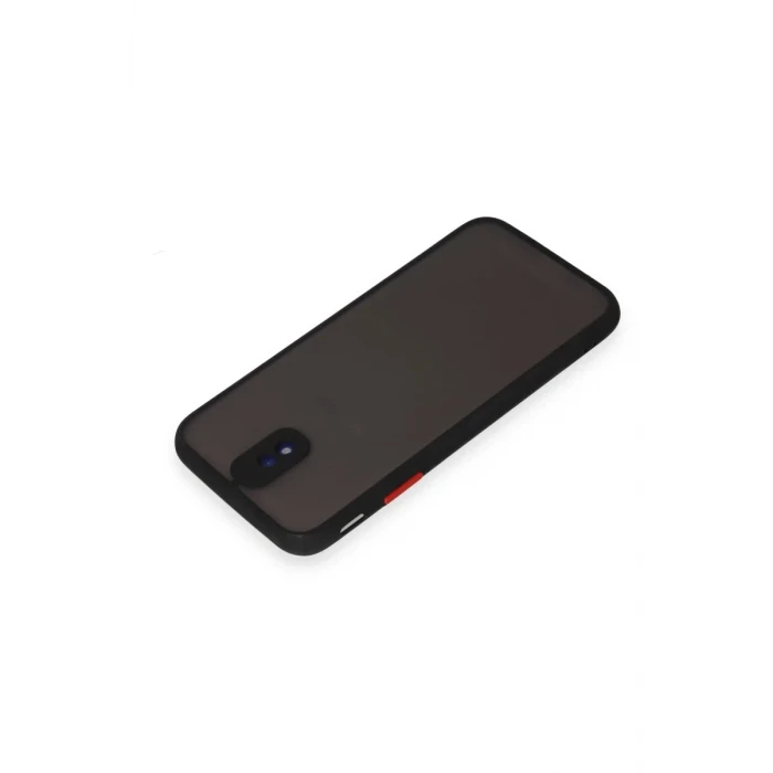 Newface Samsung Galaxy J7 Pro / J730 Kılıf Montreal Silikon Kapak - Siyah