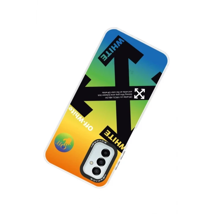 Newface Samsung Galaxy M13 Kılıf Estoril Desenli Kapak - Estoril - 5