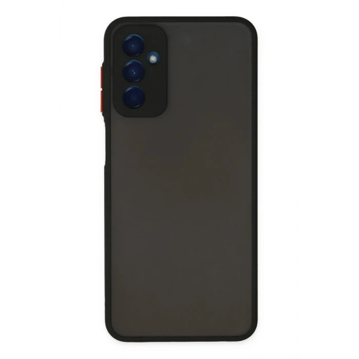Newface Samsung Galaxy M13 Kılıf Montreal Silikon Kapak - Siyah