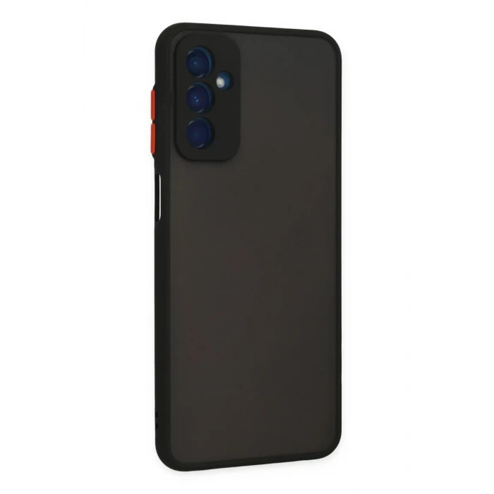 Newface Samsung Galaxy M13 Kılıf Montreal Silikon Kapak - Siyah