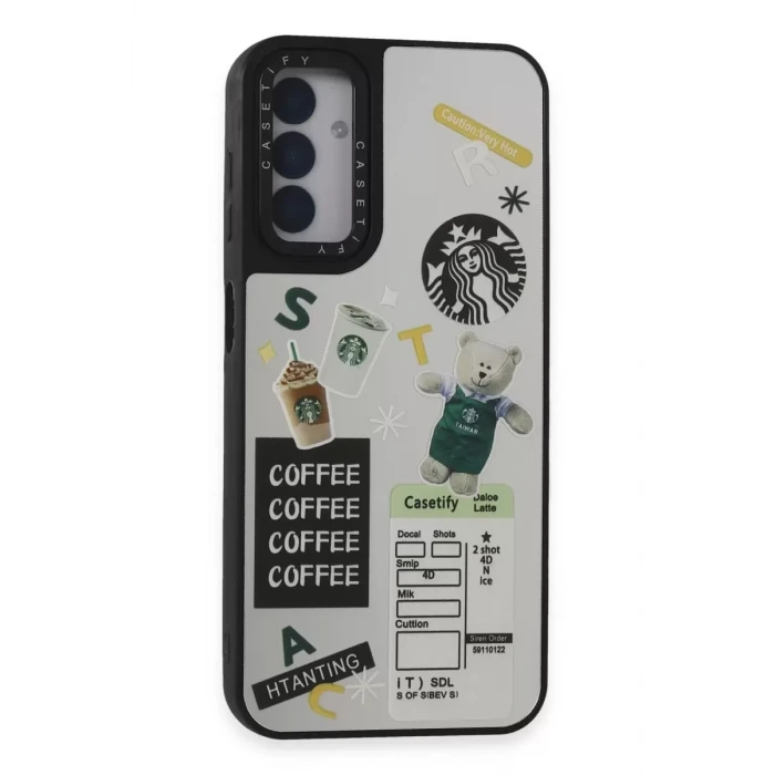 Newface Samsung Galaxy M14 5G Kılıf Mirror Desenli Kapak - Mirror - 17