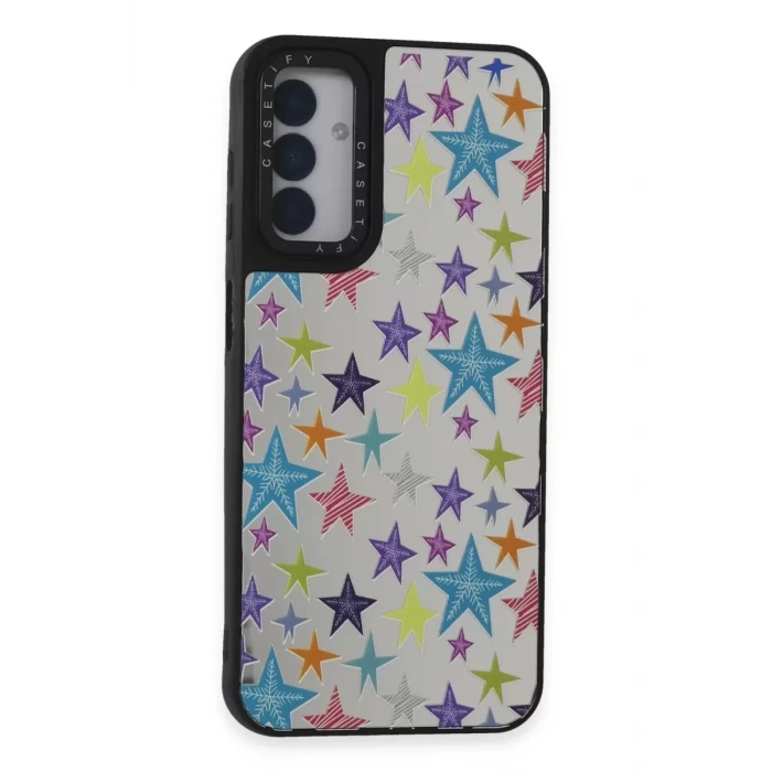 Newface Samsung Galaxy M14 5G Kılıf Mirror Desenli Kapak - Mirror - 18