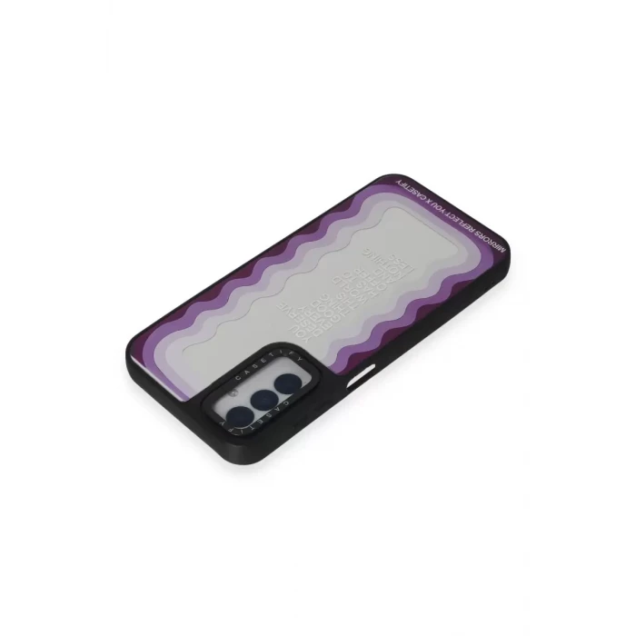 Newface Samsung Galaxy M14 5G Kılıf Mirror Desenli Kapak - Mirror - 5