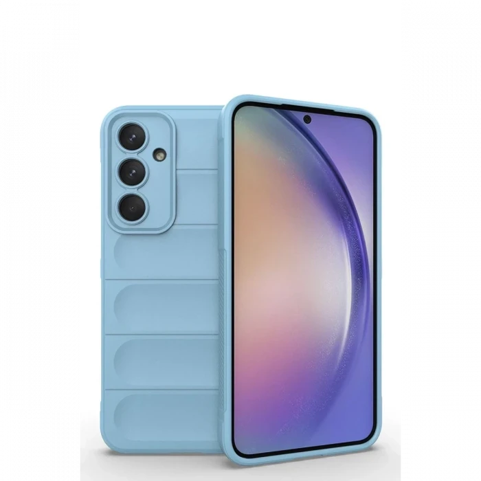 Newface Samsung Galaxy M14 5G Kılıf Optimum Silikon - Sky Blue
