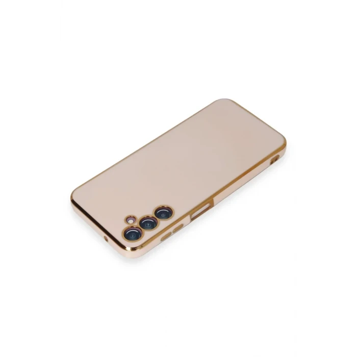 Newface Samsung Galaxy M14 5G Kılıf Volet Silikon - Pembe