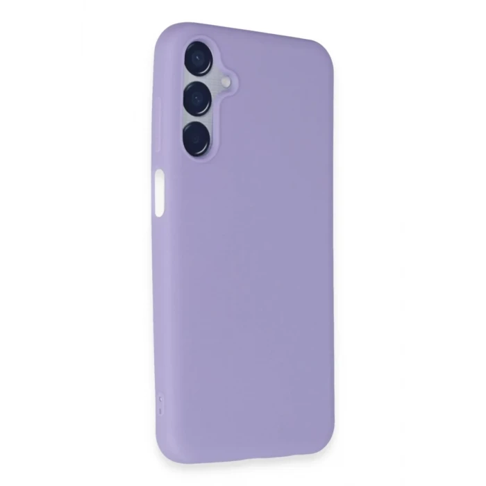 Newface Samsung Galaxy M15 Kılıf First Silikon - Lila