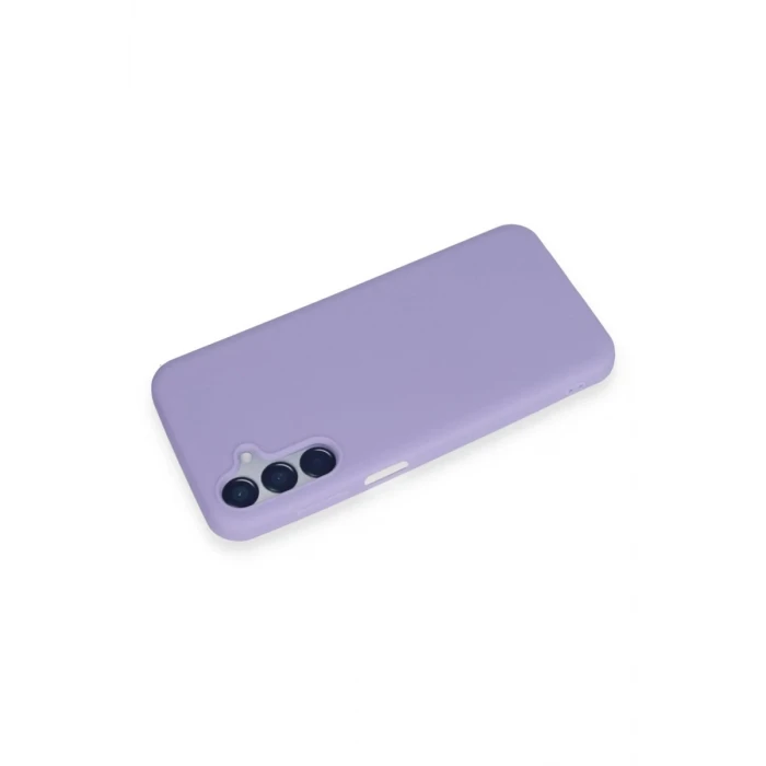 Newface Samsung Galaxy M15 Kılıf First Silikon - Lila