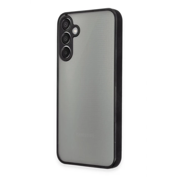 Newface Samsung Galaxy M15 Kılıf Montreal Silikon Kapak - Siyah