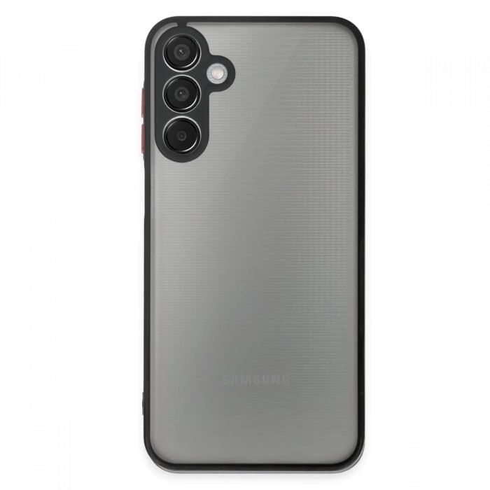 Newface Samsung Galaxy M15 Kılıf Montreal Silikon Kapak - Siyah
