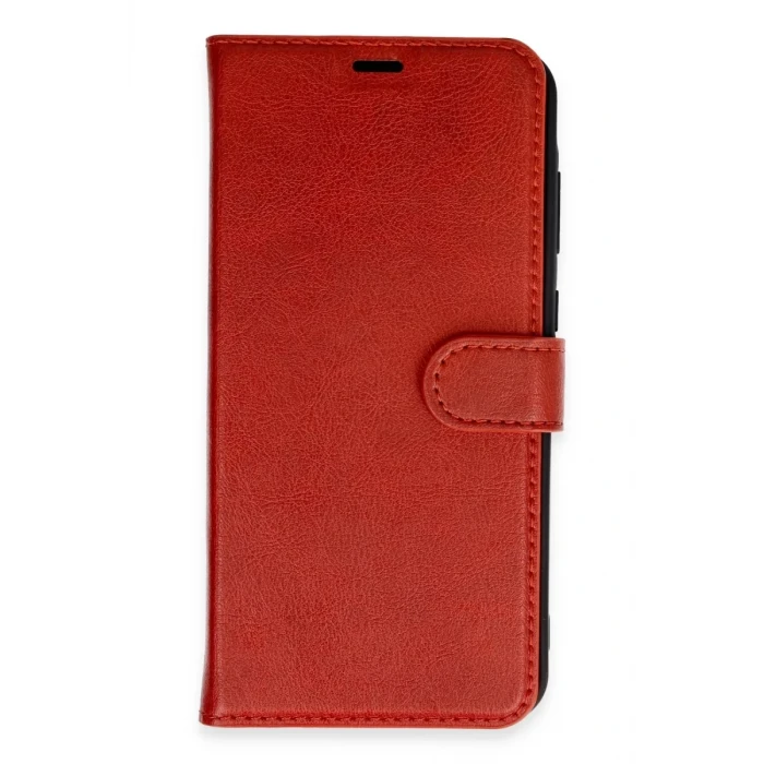 Newface Samsung Galaxy M15 Kılıf Trend S Plus Kapaklı Kılıf - Kırmızı