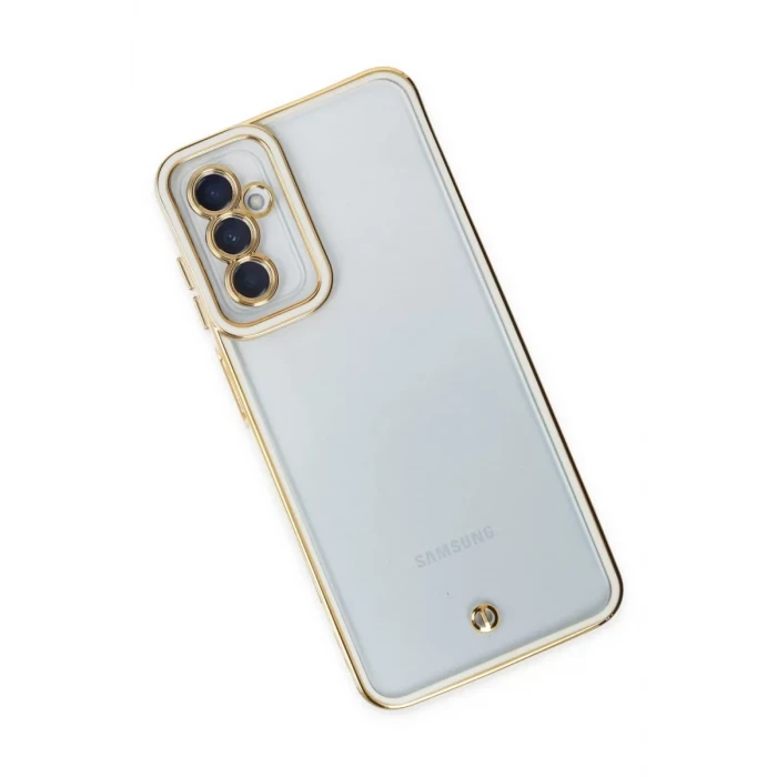 Newface Samsung Galaxy M23 Kılıf Liva Lens Silikon - Beyaz