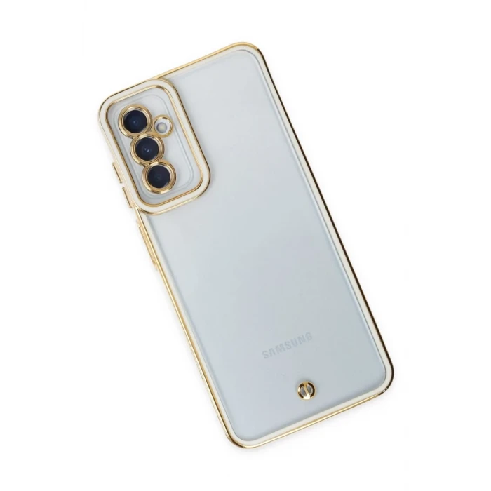 Newface Samsung Galaxy M23 Kılıf Liva Lens Silikon - Beyaz