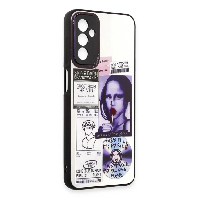 Newface Samsung Galaxy M23 Kılıf Mirror Desenli Kapak - Mirror - 2