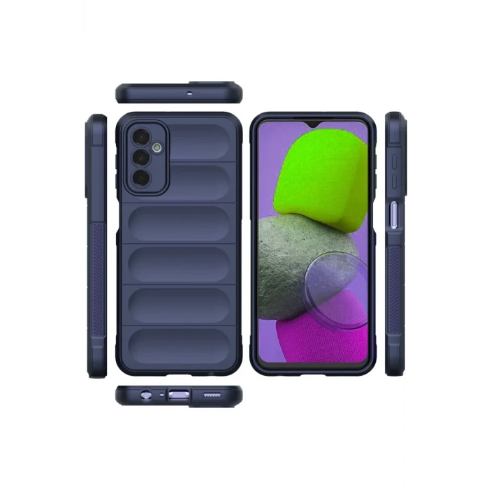 Newface Samsung Galaxy M23 Kılıf Optimum Silikon - Lacivert
