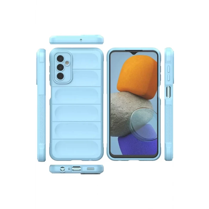 Newface Samsung Galaxy M23 Kılıf Optimum Silikon - Sky Blue