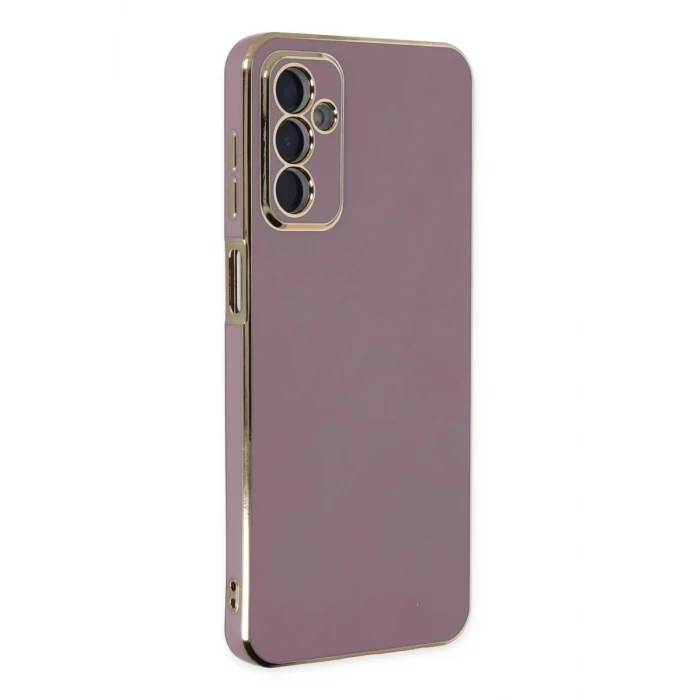 Newface Samsung Galaxy M23 Kılıf Volet Silikon - Mor
