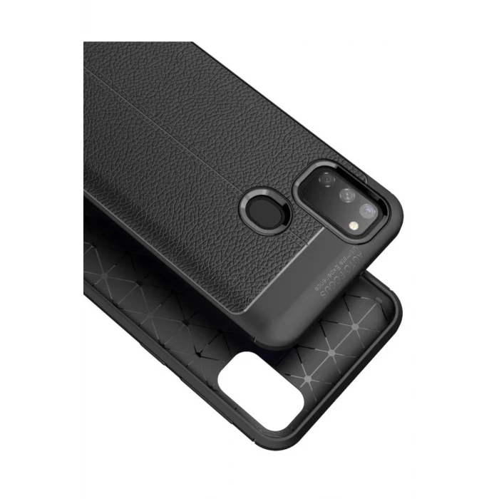 Newface Samsung Galaxy M30S Kılıf Auto Focus Kapak - Kırmızı