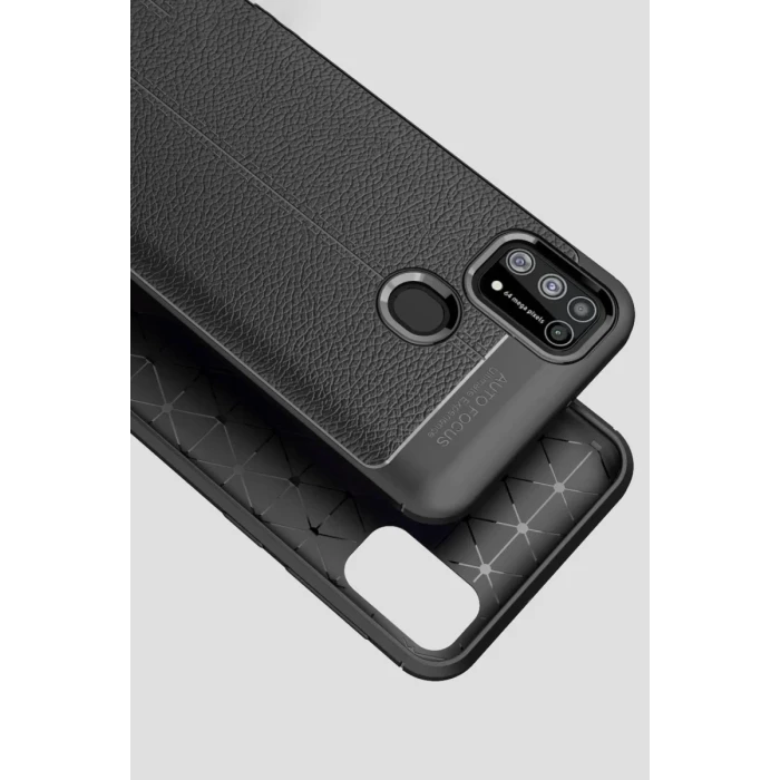 Newface Samsung Galaxy M31 Kılıf Auto Focus Kapak - Kırmızı