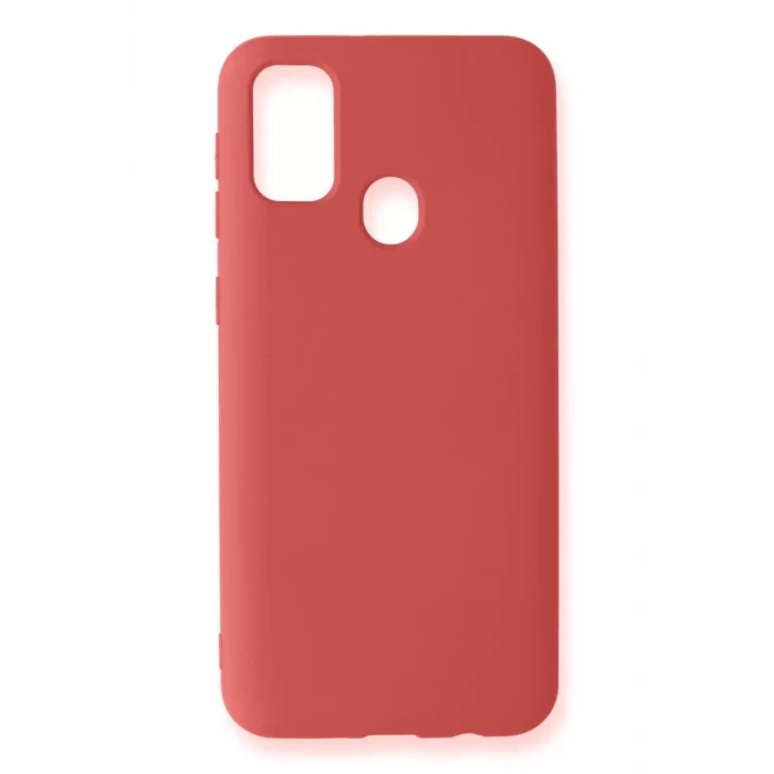 Newface Samsung Galaxy M31 Kılıf Nano içi Kadife Silikon - Kiremit